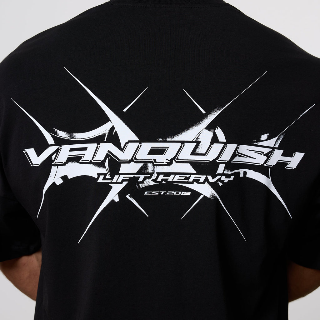 Vanquish x DT Lift Heavy Black Oversized T Shirt