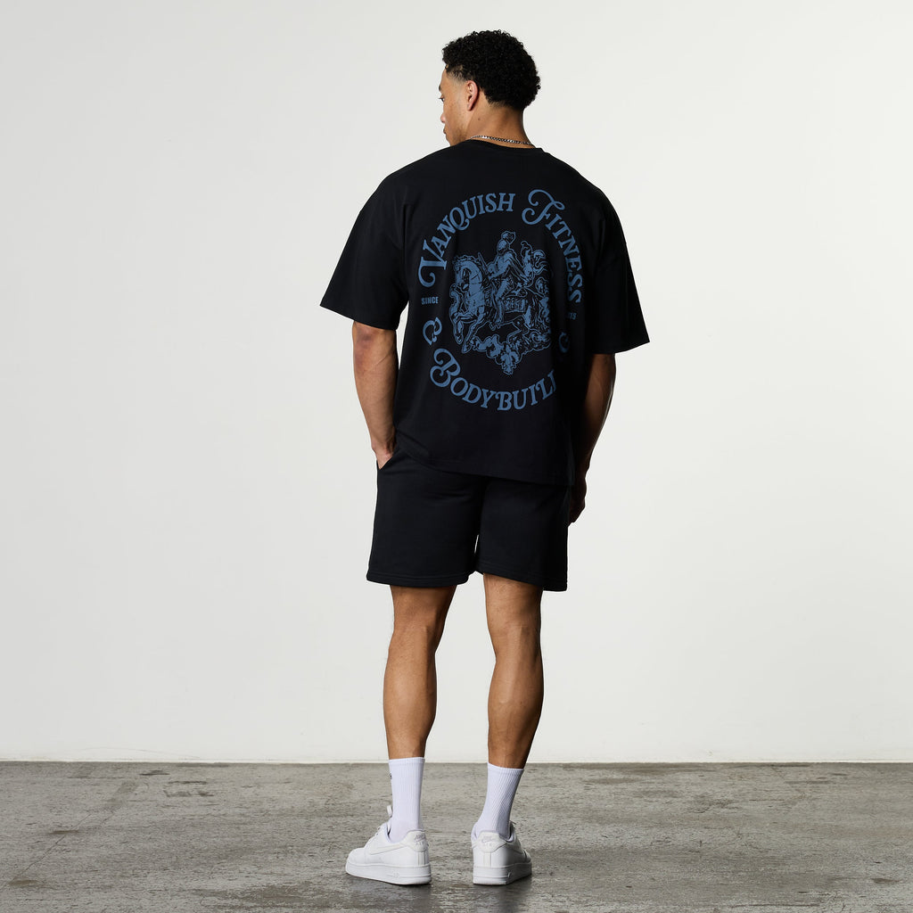 CAMELOT BLACK OVERSIZED T SHIRT