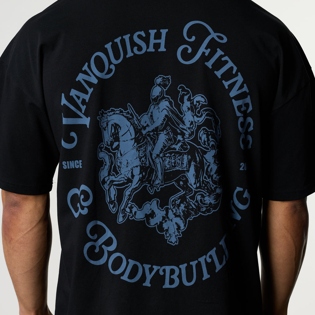 CAMELOT BLACK OVERSIZED T SHIRT