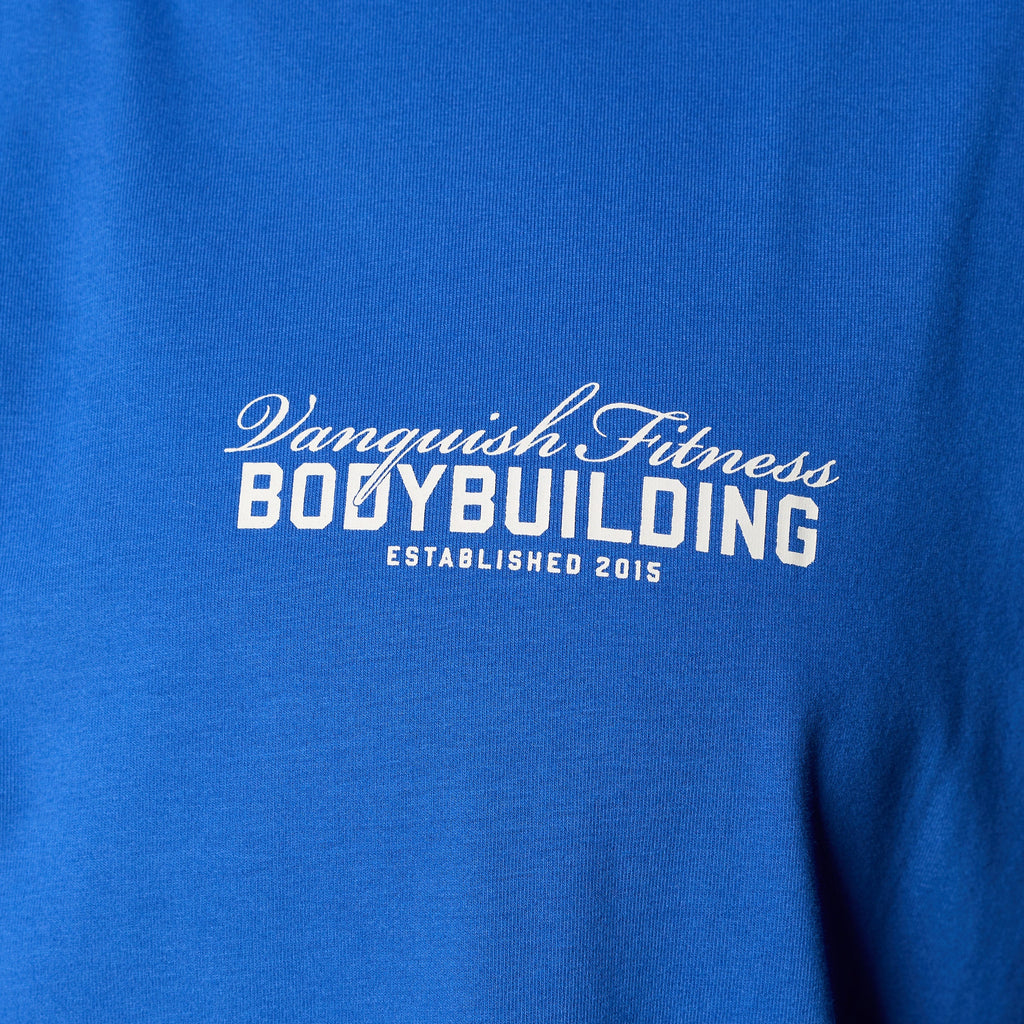 Vanquish Bodybuilding Cobalt Blue Oversized Boxy T Shirt