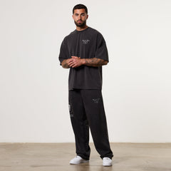 Vanquish Legacy Black Washed Oversized Boxy Tee