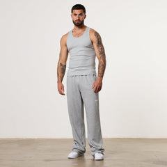 Vanquish Essential V2 Grey Melange Ribbed Tank