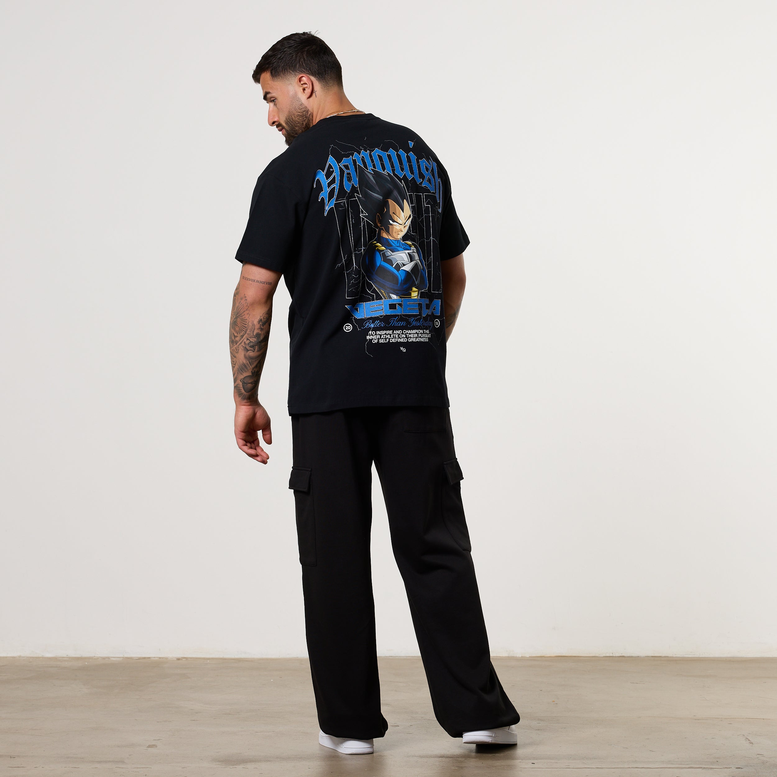 Vanquish DBS Vegeta Black Oversized T-Shirt