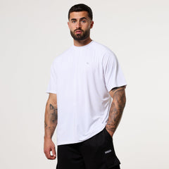 Vanquish Essential White Performance Oversized T Shirt