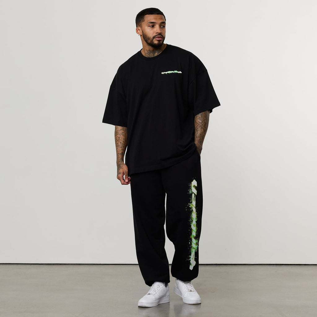 ACID BLACK OVERSIZED T SHIRT