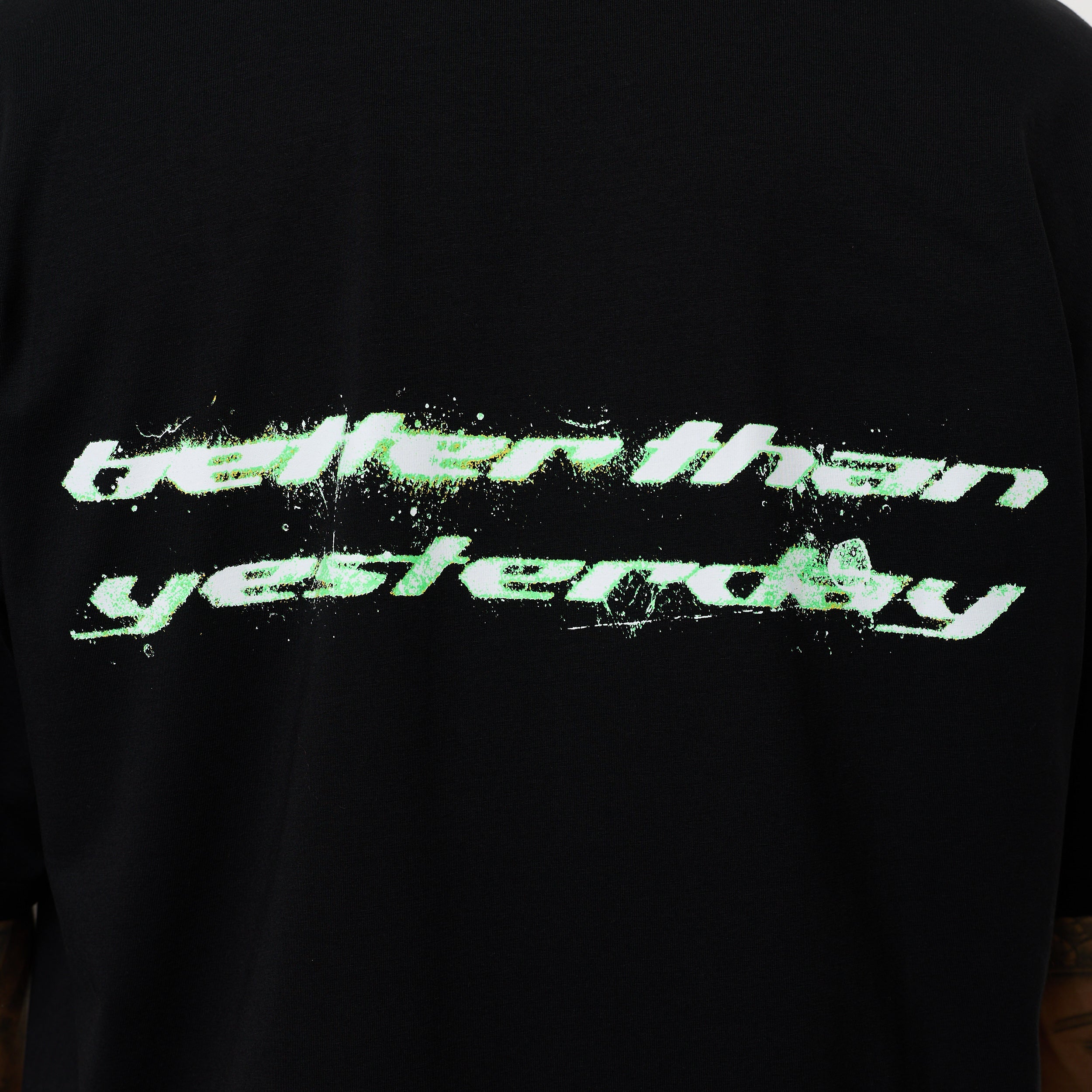 ACID BLACK OVERSIZED T SHIRT