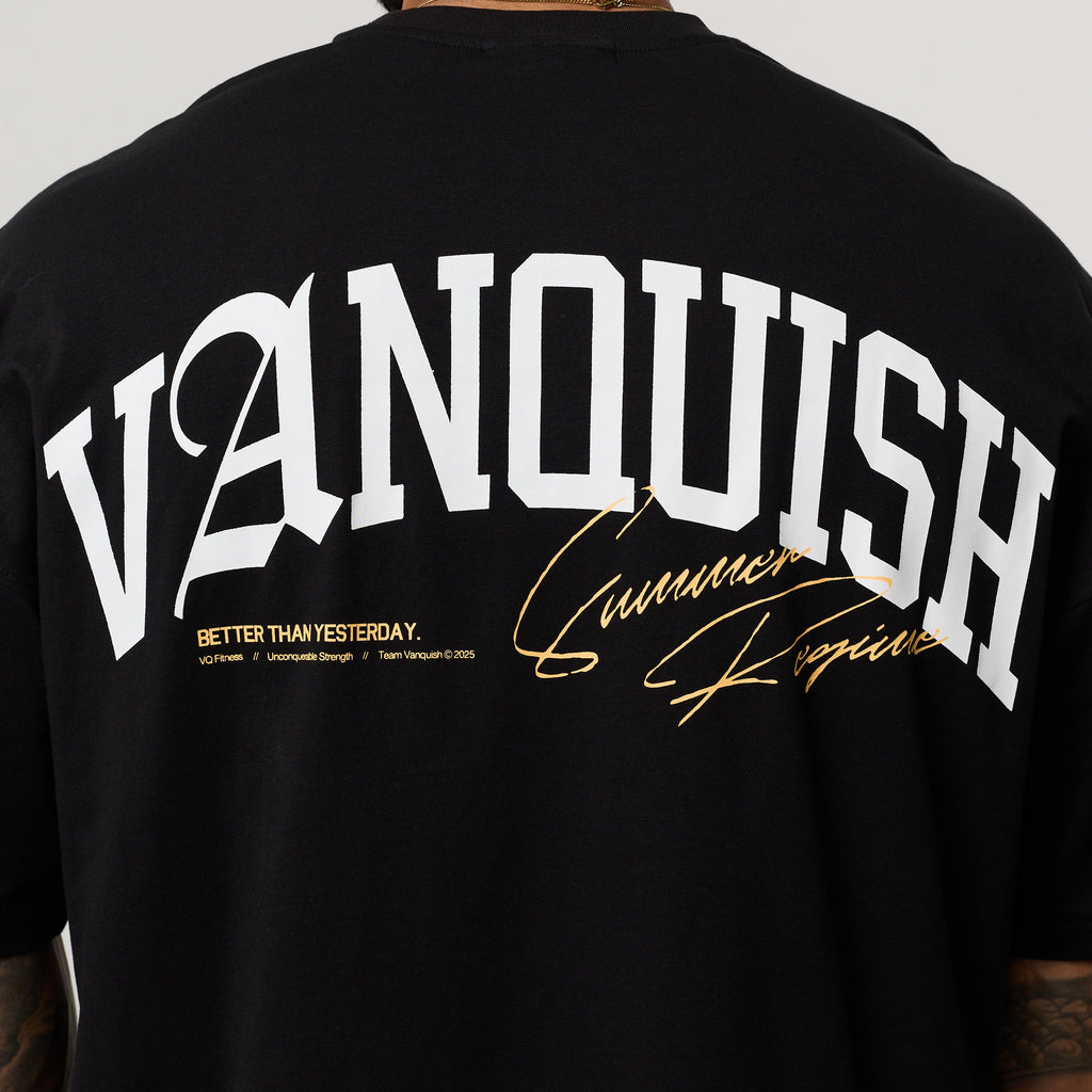 REGIME BLACK OVERSIZED BOXY T SHIRT