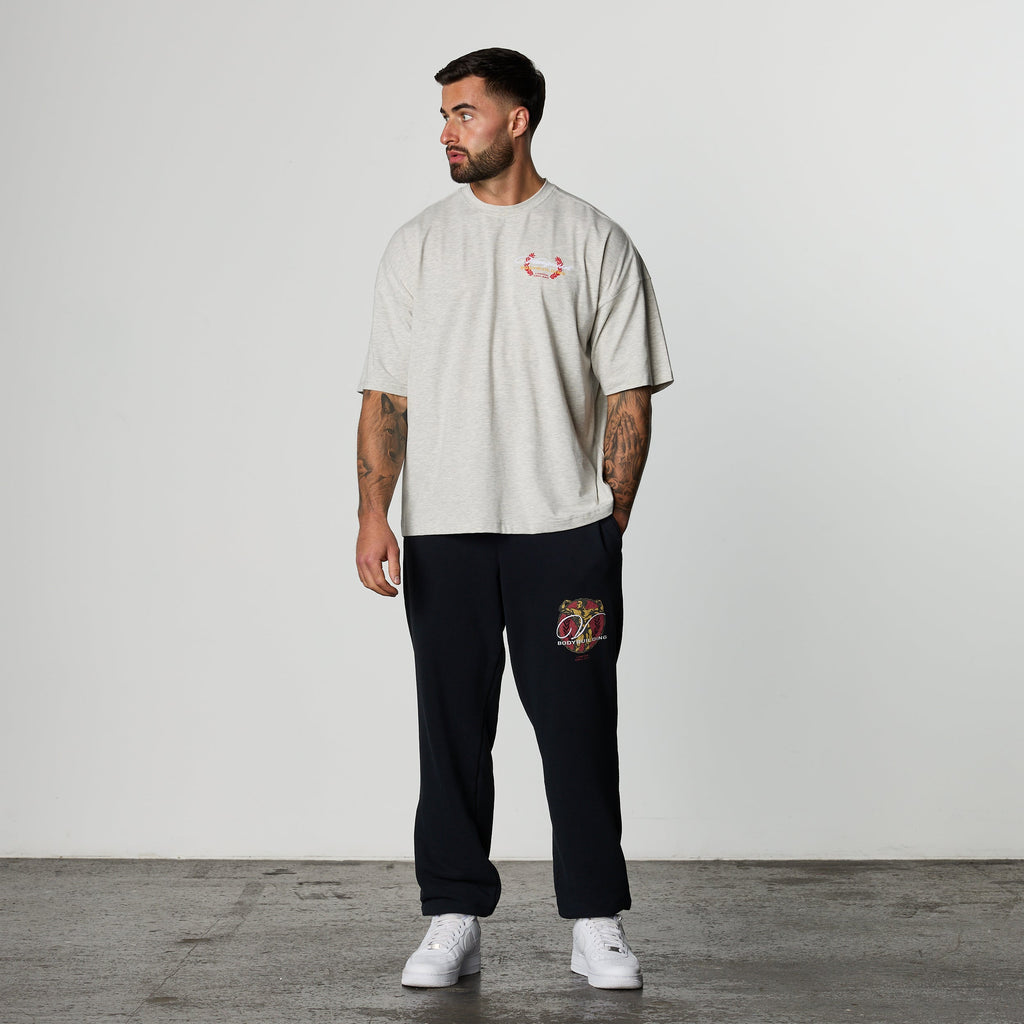 GOLDEN BOY ASH GREY BOXY OVERSIZED T SHIRT