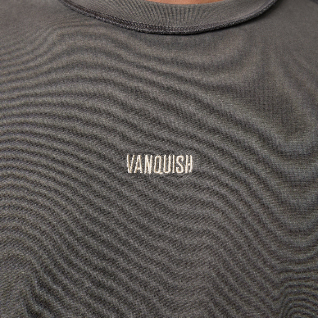 WASHED GREY OVERSIZED BOXY T SHIRT