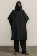 COTTON TOUCH NYLON PONCHO