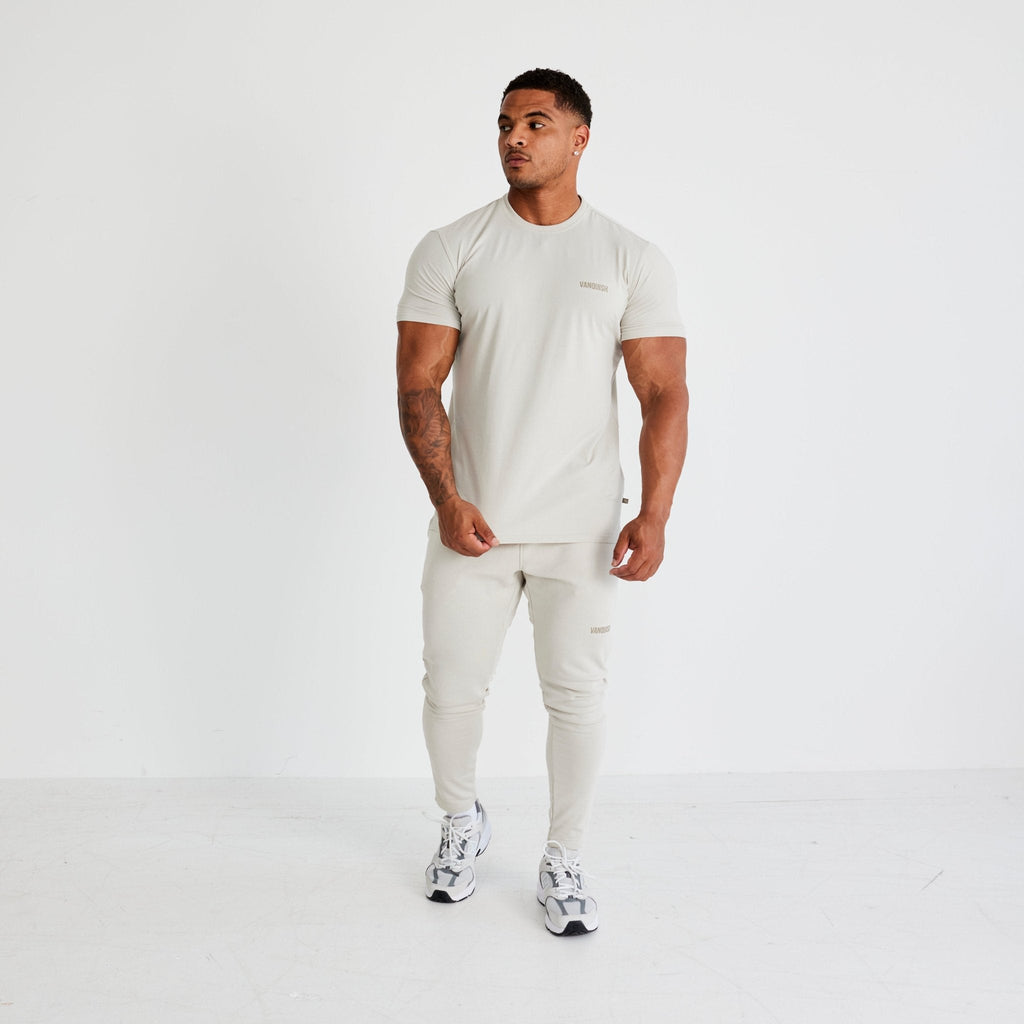 Vanquish Essential Stone Slim Fit Short Sleeve T Shirt