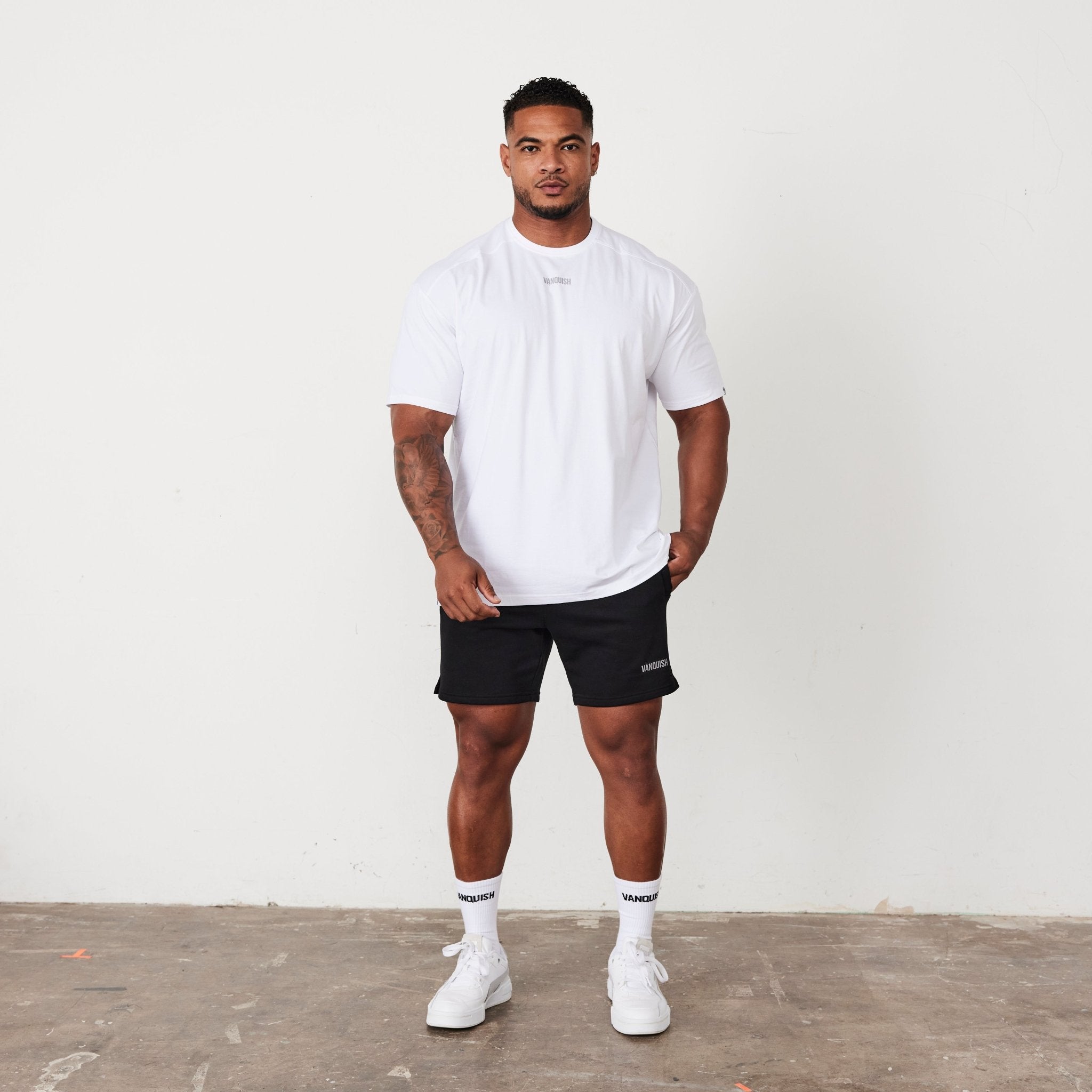 Vanquish Essential White Oversized T Shirt