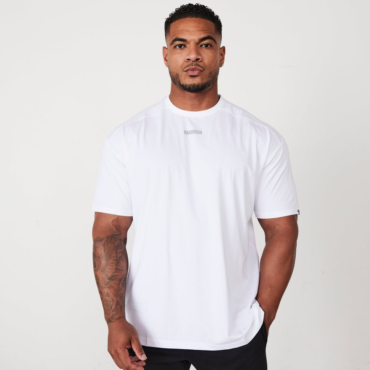 Vanquish Essential White Oversized T Shirt